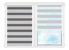 Рулонные кассетные шторы День Ночь монца 15 цена. Купить в «Мастерская Жалюзи»